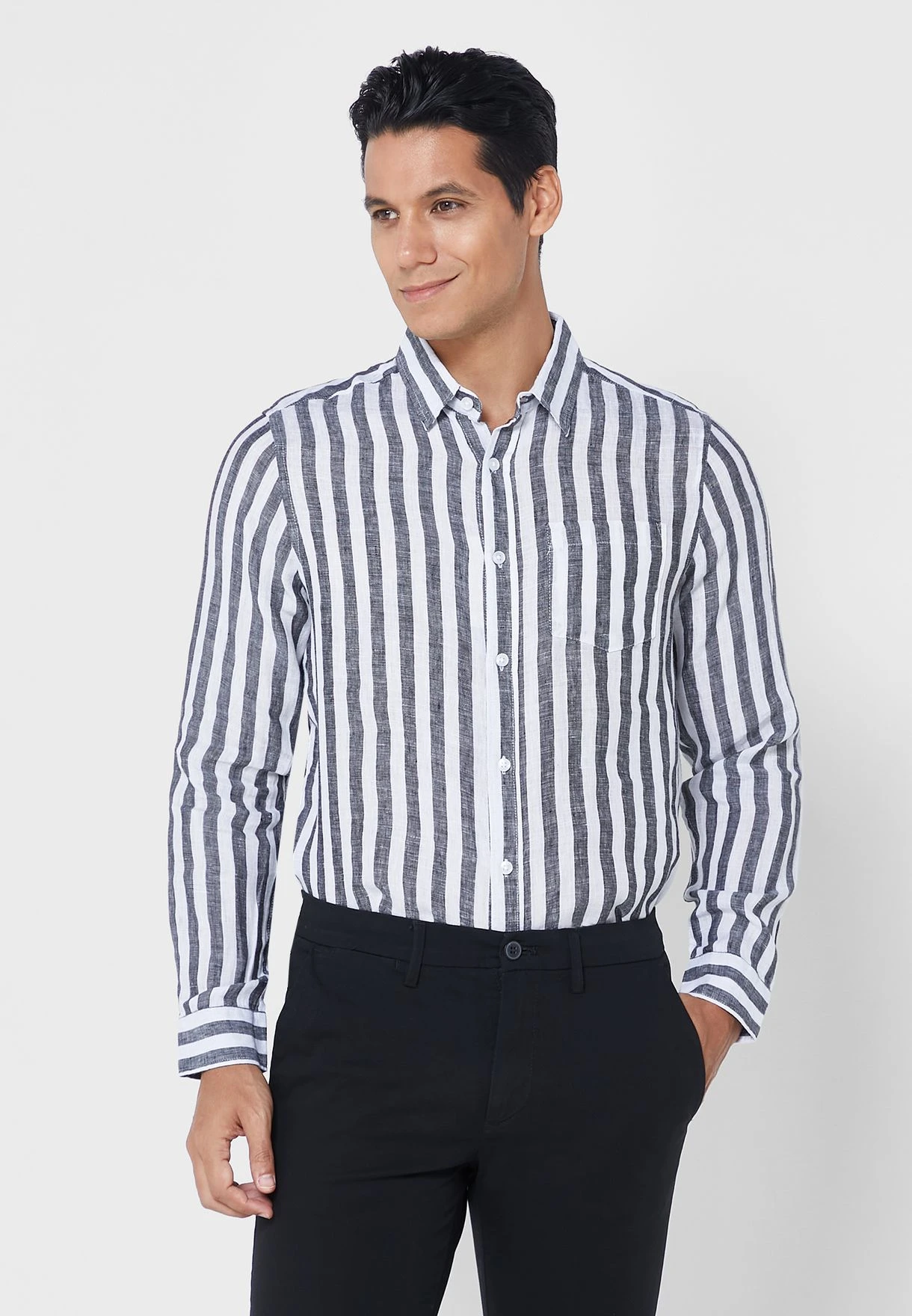 Long Sleeve Stripe Shirt 3 Long Sleeve Stripe Shirt