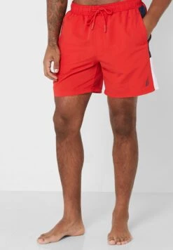 Nautica Embossed Logo Swim Shorts