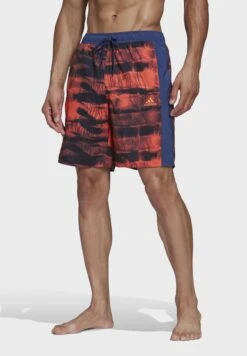 ADIDAS 3 Stripe Graphic Swim Shorts