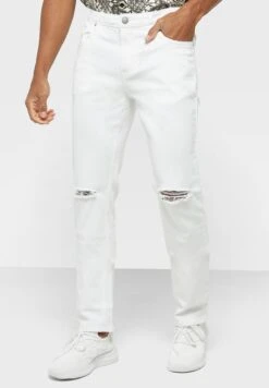 Slim Fit Knee Rip Jean