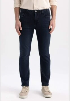 DeFacto Regular Fit Straight Leg Jean Trousers