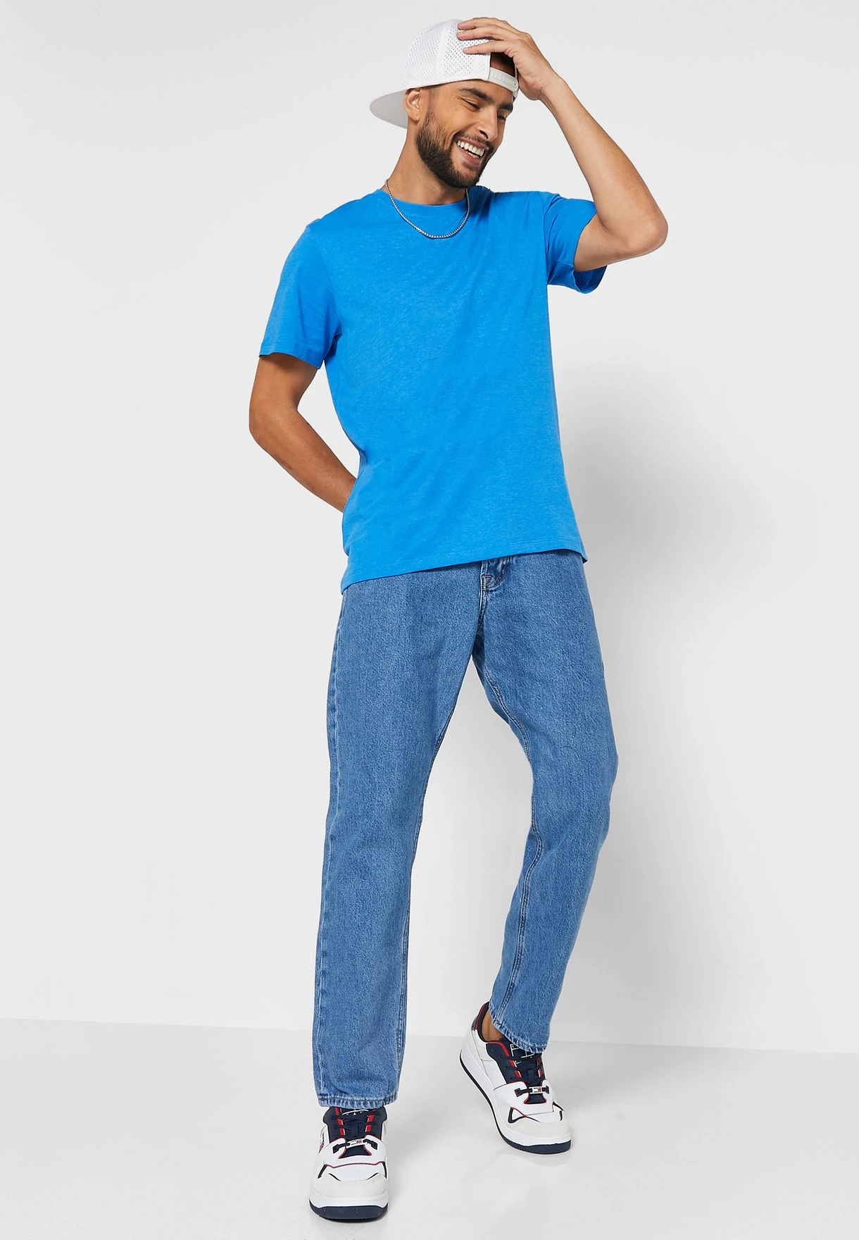 Jack & Jones Essential Mid Wash Regular Fit Jeans 4 Jack & Jones Essential Mid Wash Regular Fit Jeans - Image 2