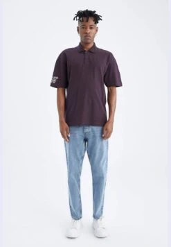 DeFacto Boxy Fit Shirt Collar Short Sleeve T-Shirt -Active Fashion Store 2 zoom desktop 1148