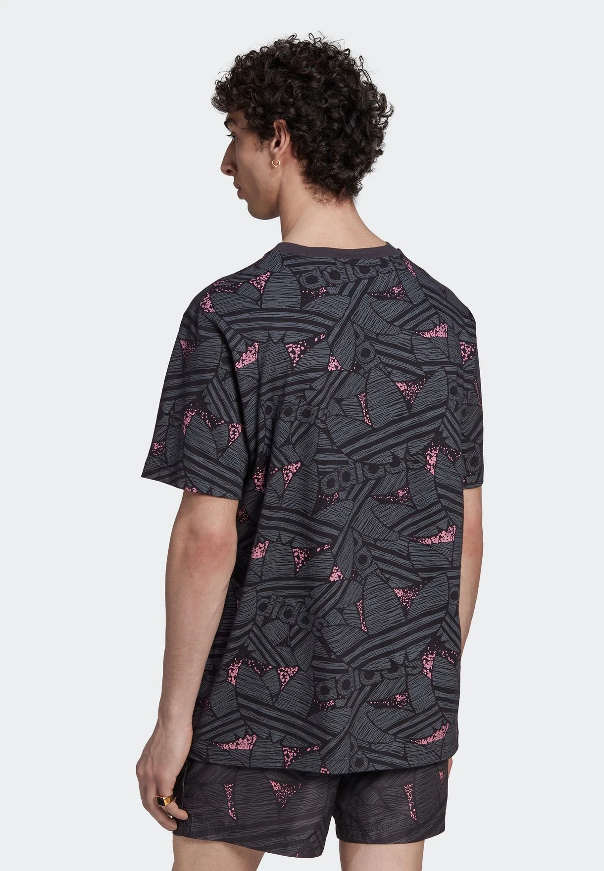 Adidas Originals Trefoil All Over Printed T-Shirt 4 Adidas Originals Trefoil All Over Printed T-Shirt - Image 2