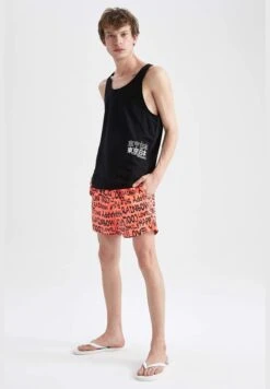 DeFacto Slim Fit Sleeveless Slogan Print Vest -Active Fashion Store 2 zoom desktop 545