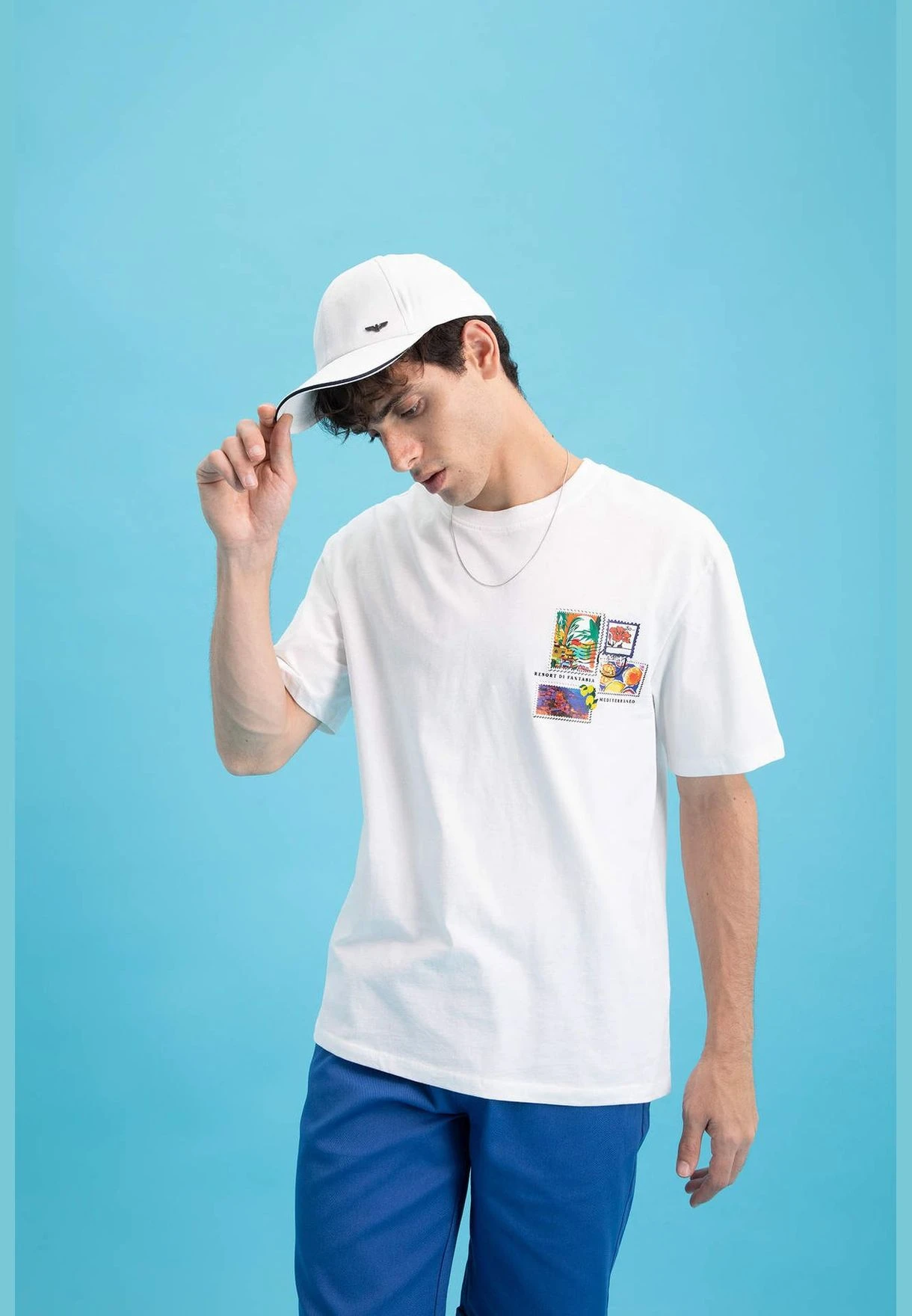 DeFacto Man Relax Fit Crew Neck Short Sleeve T-Shirt 4 DeFacto Man Relax Fit Crew Neck Short Sleeve T-Shirt - Image 2