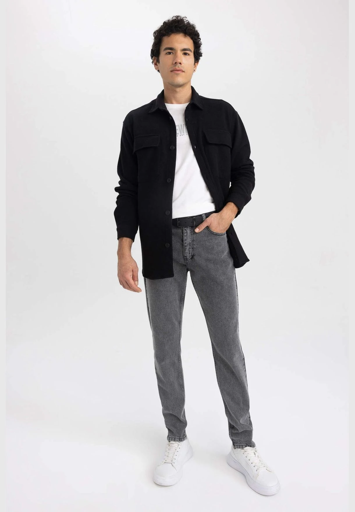 DeFacto Man Woven Long Sleeve Shirt 4 DeFacto Man Woven Long Sleeve Shirt - Image 2