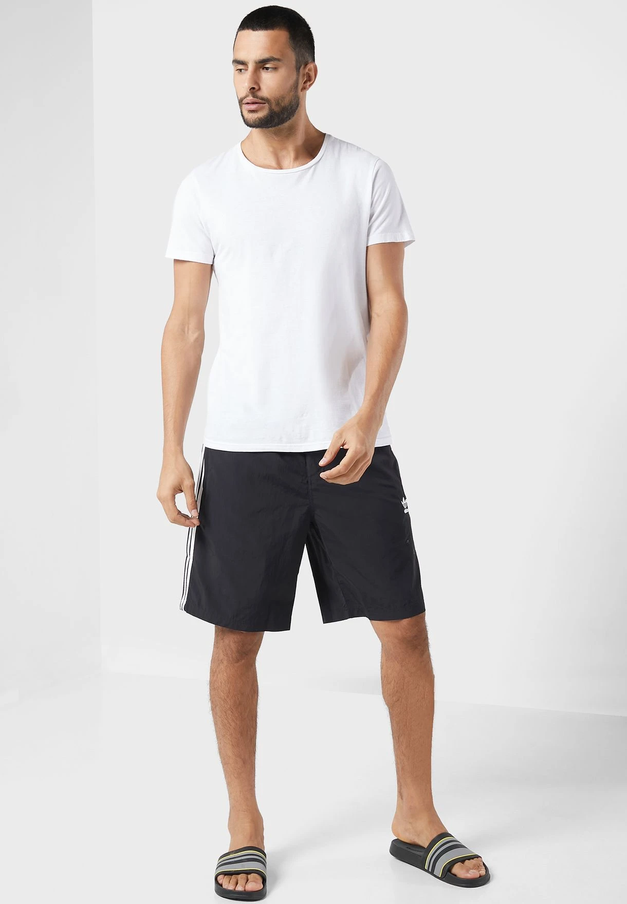 Adidas Originals Adicolor 3-Stripes Board Shorts 4 Adidas Originals Adicolor 3-Stripes Board Shorts - Image 2