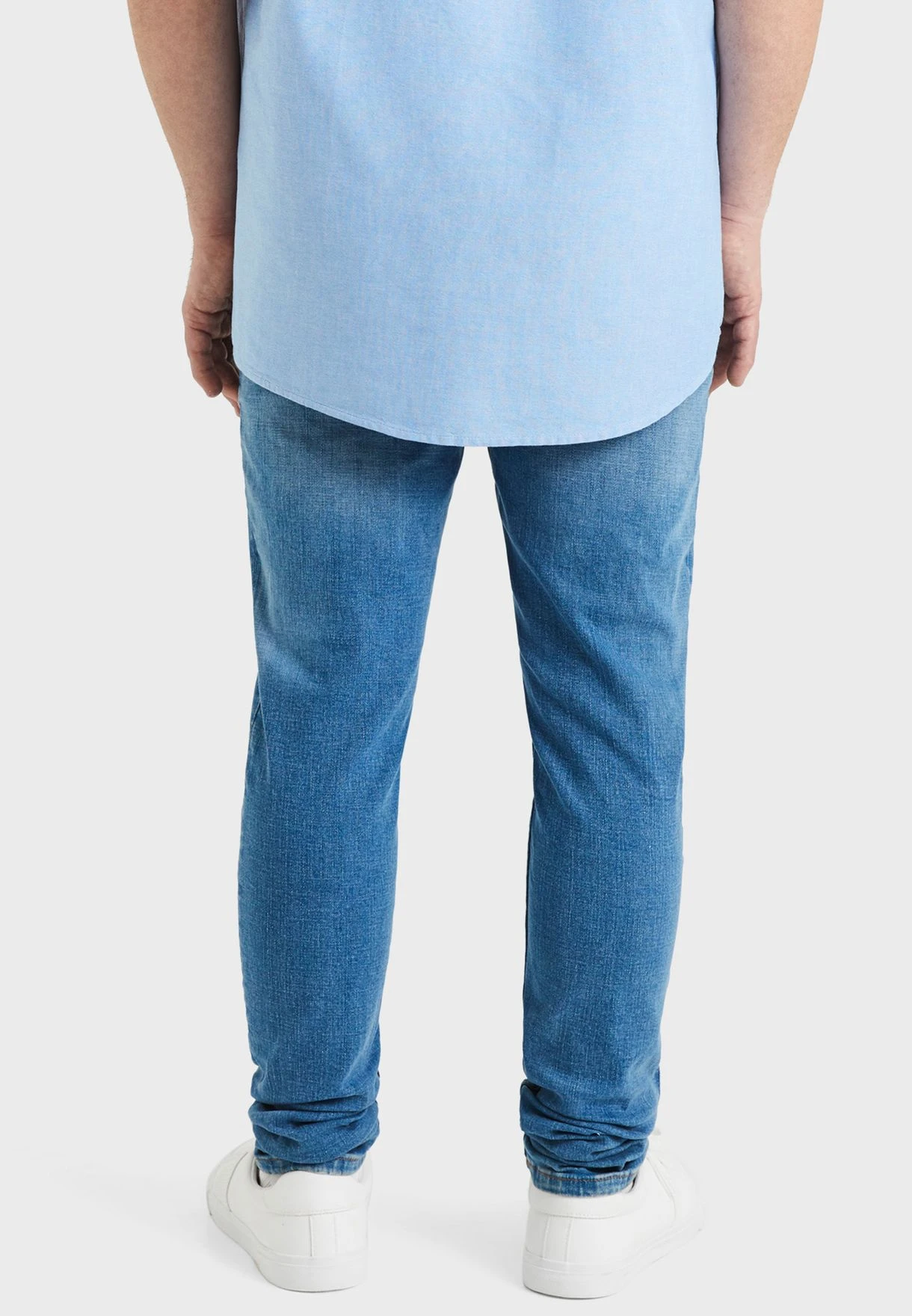 Mid Wash Skinny Fit Jeans 4 Mid Wash Skinny Fit Jeans - Image 2