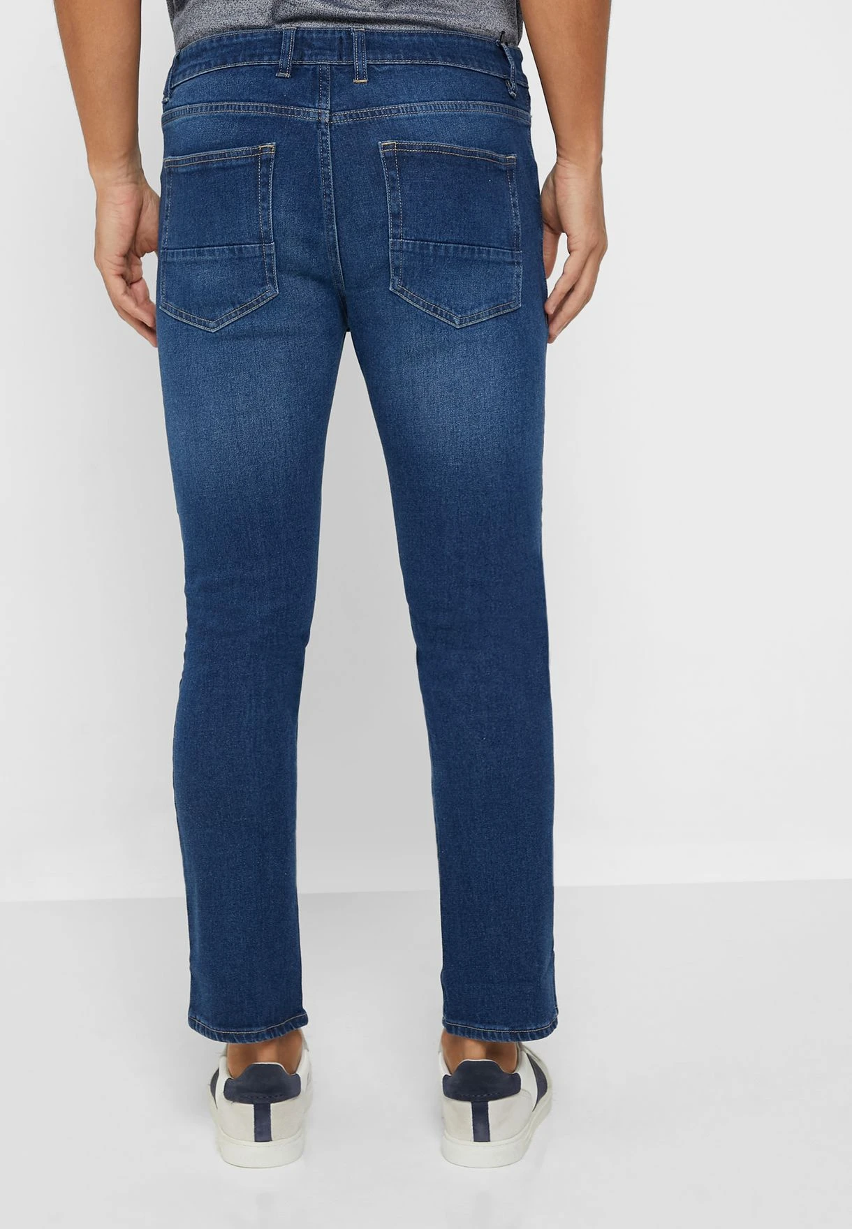 Slim Fit Washed Jeans 5 Slim Fit Washed Jeans - Image 3