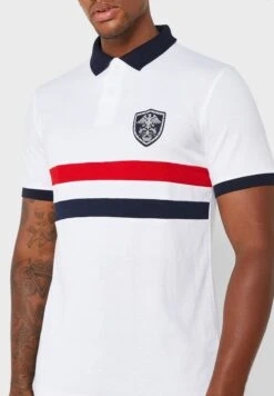Chest Striped Polo Shirt -Active Fashion Store 3 zoom desktop 1077