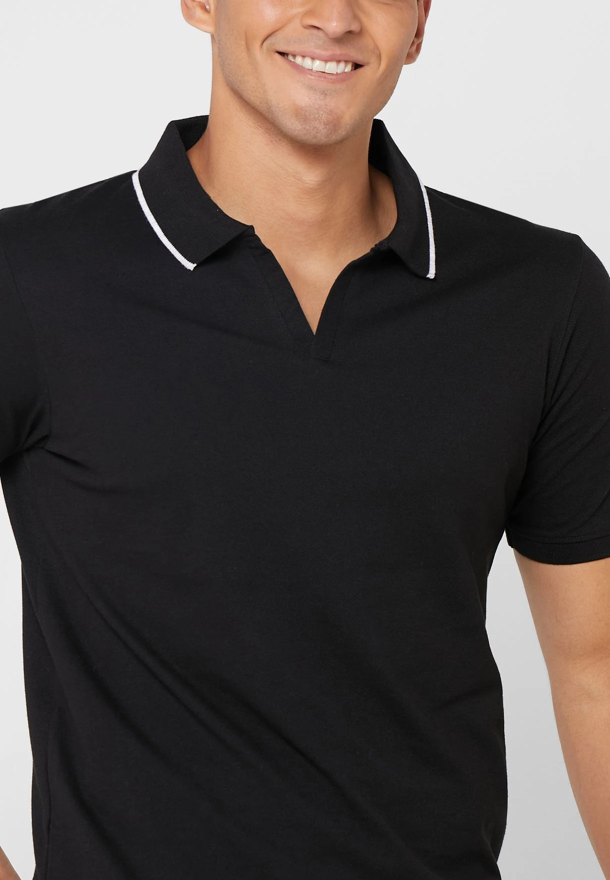Notch Collar Polo Shirt 5 Notch Collar Polo Shirt - Image 3