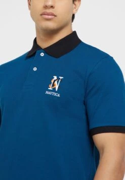 Nautica Mitch Logo Contrast Collar Polo -Active Fashion Store 3 zoom desktop 1090