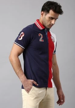 BEVERLY HILLS POLO CLUB Color Block Polo T-Shirt -Active Fashion Store 3 zoom desktop 1228