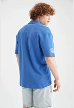 DeFacto Boxy Fit Shirt Collar Short Sleeve T-Shirt -Active Fashion Store 3 zoom desktop 1231