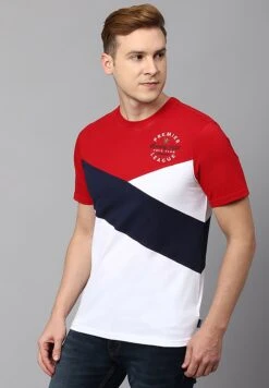 BEVERLY HILLS POLO CLUB Color Block Crew Neck T-Shirt -Active Fashion Store 3 zoom desktop 124