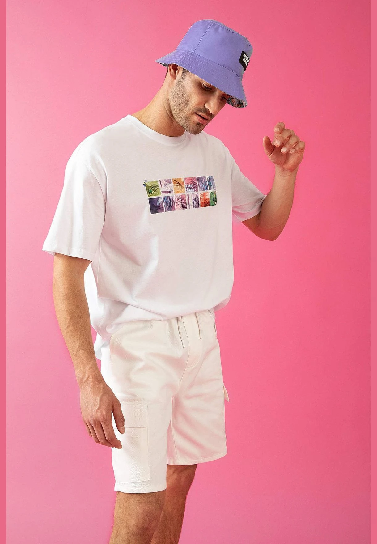 DeFacto Oversize Fit Short Sleeve Minimal Slogan Print T-Shirt 5 DeFacto Oversize Fit Short Sleeve Minimal Slogan Print T-Shirt - Image 3