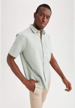 DeFacto Short Sleeved Regular Fit Button Down Polo Neck Shirt -Active Fashion Store 3 zoom desktop 627