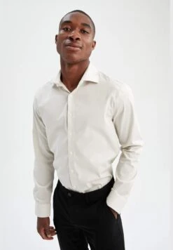 DeFacto Slim Fit Long Sleeve Woven Shirt -Active Fashion Store 3 zoom desktop 644