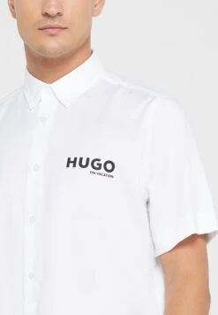 Hugo Embroidered Logo Regular Fit Shirt -Active Fashion Store 3 zoom desktop 663