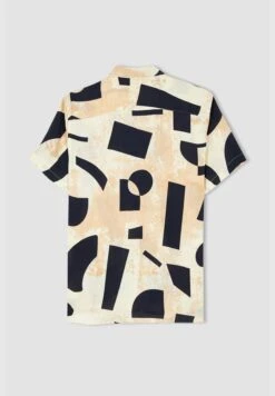 DeFacto Regular Fit Short Sleeve Geometric Print Poplin Shirt 7 DeFacto Regular Fit Short Sleeve Geometric Print Poplin Shirt -Active Fashion Store 3 zoom desktop 670