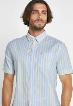 Marks & Spencer Oxford Striped Regular Fit Shirt -Active Fashion Store 3 zoom desktop 729