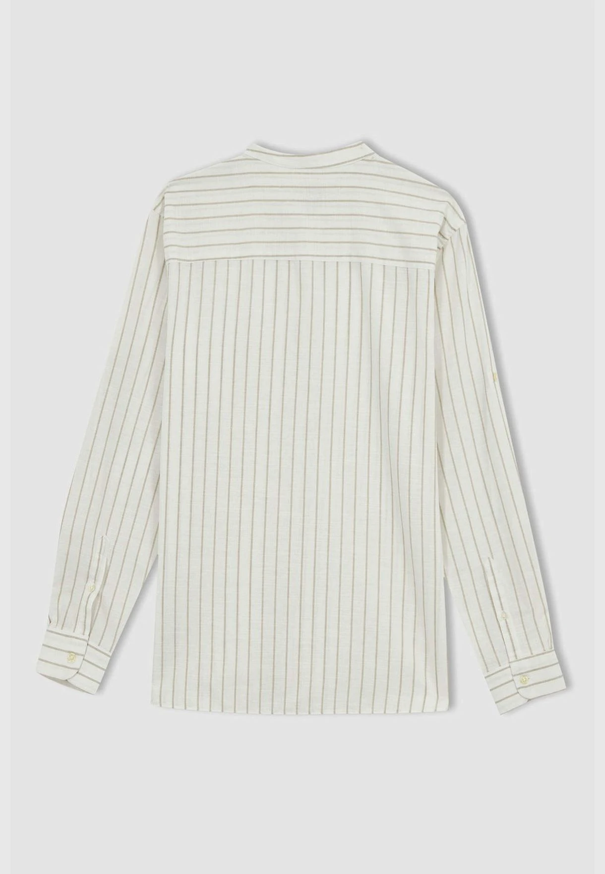 DeFacto Modern Fit Long Sleeve Striped Shirt 5 DeFacto Modern Fit Long Sleeve Striped Shirt - Image 3