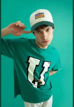 DeFacto Boxy Fit Short Sleeve Printed T-Shirt -Active Fashion Store 3 zoom desktop 74