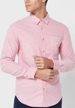Long Sleeve Slim Fit Oxford Shirt -Active Fashion Store 3 zoom desktop 767