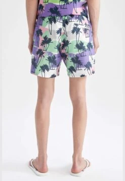 DeFacto Colour Block Palm Print Swimming Shorts -Active Fashion Store 3 zoom desktop 806