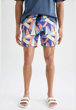 DeFacto Tie Waist Geometric Print Swimming Shorts -Active Fashion Store 3 zoom desktop 813