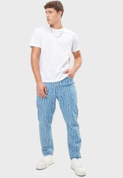 Lee Cooper Striped Straight Fit Jeans -Active Fashion Store 3 zoom desktop 953