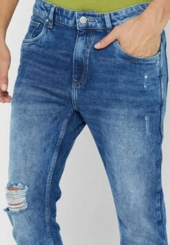 Tapered Cropped Fit Rip Detail Jean -Active Fashion Store 4 zoom desktop 1038