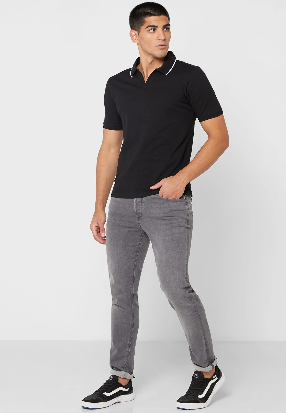 Notch Collar Polo Shirt 6 Notch Collar Polo Shirt - Image 4