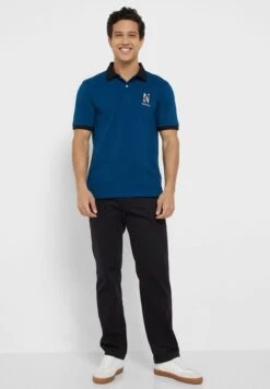 Nautica Mitch Logo Contrast Collar Polo -Active Fashion Store 4 zoom desktop 1063