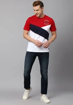 BEVERLY HILLS POLO CLUB Color Block Crew Neck T-Shirt -Active Fashion Store 4 zoom desktop 118