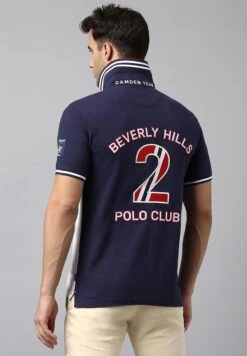 BEVERLY HILLS POLO CLUB Color Block Polo T-Shirt -Active Fashion Store 4 zoom desktop 1196