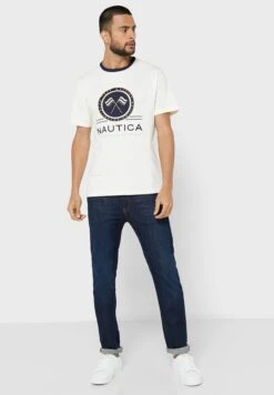 Nautica The Navi Crew Neck T-Shirt -Active Fashion Store 4 zoom desktop 156
