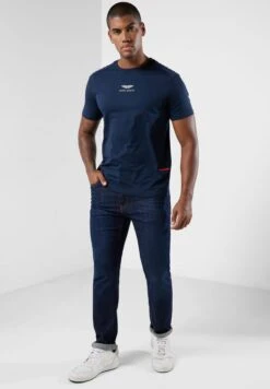 Hackett Aston Martin Logo Crew Neck T-Shirt -Active Fashion Store 4 zoom desktop 183