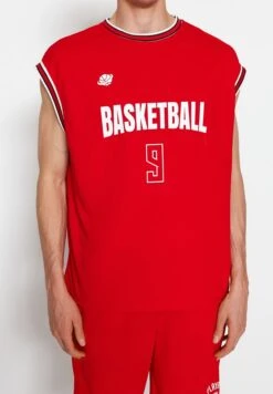 Trendyol Basketball Print Oversize Vest -Active Fashion Store 4 zoom desktop 192