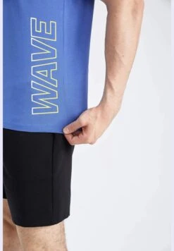 DeFacto Standard Fit Sleeveless Slogan Print Vest -Active Fashion Store 4 zoom desktop 518