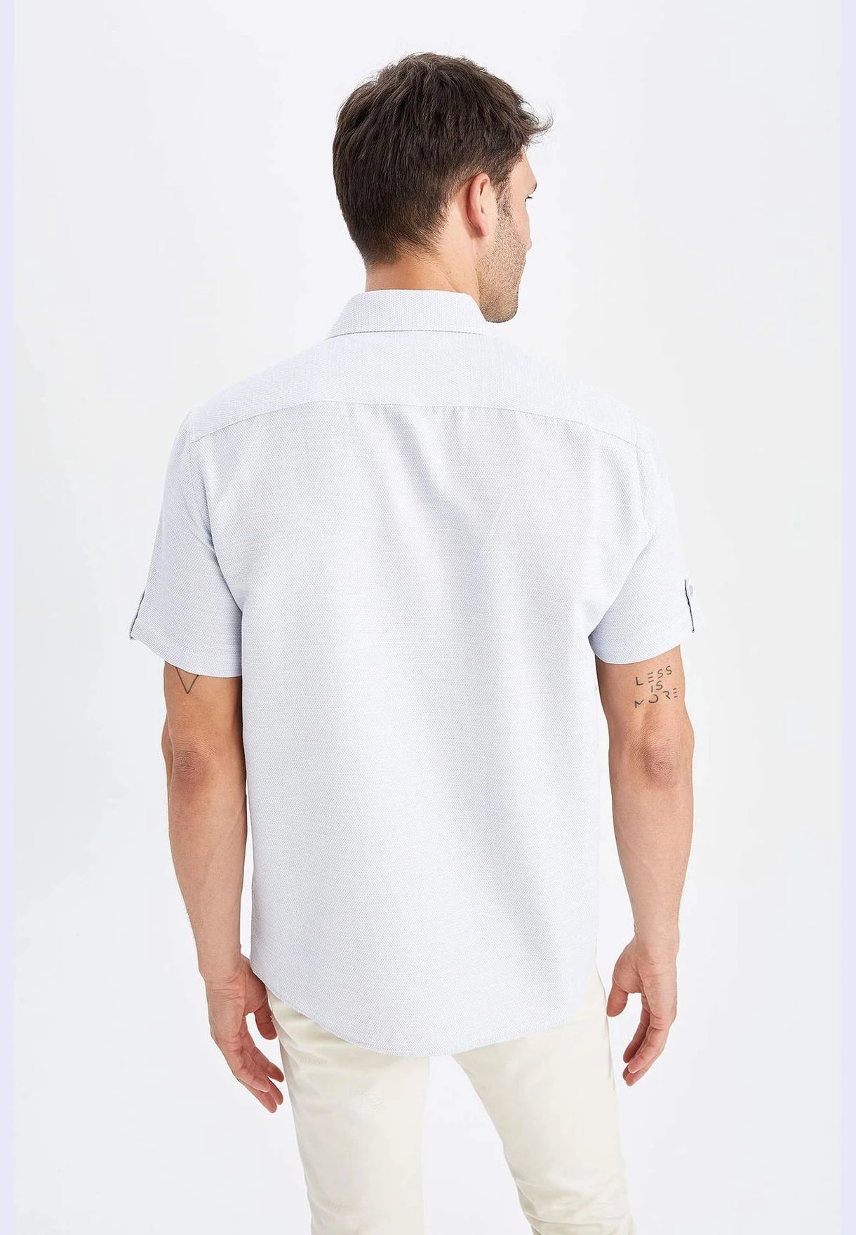 DeFacto Regular Fit Short Sleeve Shirt 6 DeFacto Regular Fit Short Sleeve Shirt - Image 4