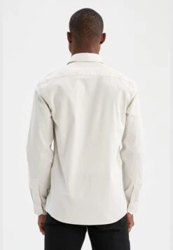 DeFacto Slim Fit Long Sleeve Woven Shirt -Active Fashion Store 4 zoom desktop 631