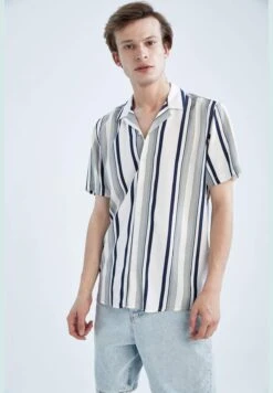 DeFacto Man Regular Fit Woven Short Sleeve Shirt -Active Fashion Store 4 zoom desktop 646