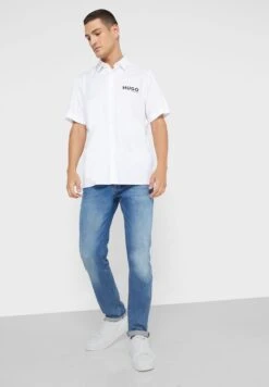 Hugo Embroidered Logo Regular Fit Shirt -Active Fashion Store 4 zoom desktop 649