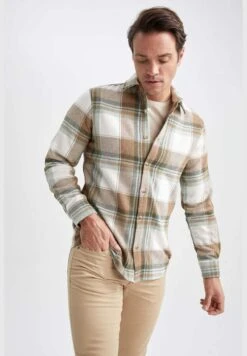 DeFacto Man Polo Neck Woven Long Sleeve Shirt -Active Fashion Store 4 zoom desktop 650