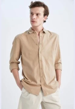 DeFacto Slim Fit Basic Long Sleeve Cotton Shirt -Active Fashion Store 4 zoom desktop 767