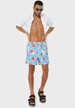 BEVERLY HILLS POLO CLUB Tropical Print Swim Shorts -Active Fashion Store 4 zoom desktop 789