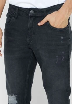 Tapered Cropped Fit Rip Detail Jean -Active Fashion Store 4 zoom desktop 922