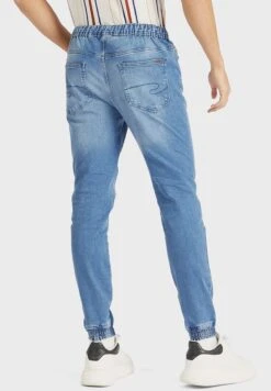 Lee Cooper Mid Wash Relaxed Fit Jog Jeans -Active Fashion Store 4 zoom desktop 942